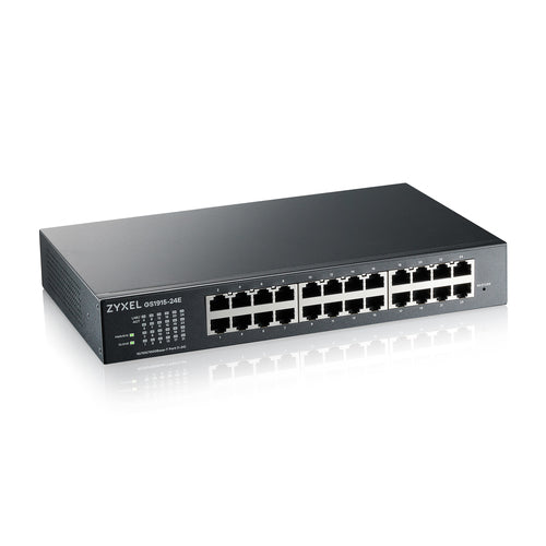 Network Switch Zyxel GS1915-24E Managed L2 Gigabit Ethernet Rack Mounting 1U - GS1915-24E-GB0101F