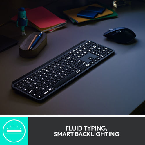 Keyboard Logitech MX Keys Combo For Business Gen 2 Wireless QWERTY Scissor Switch - 920-010932