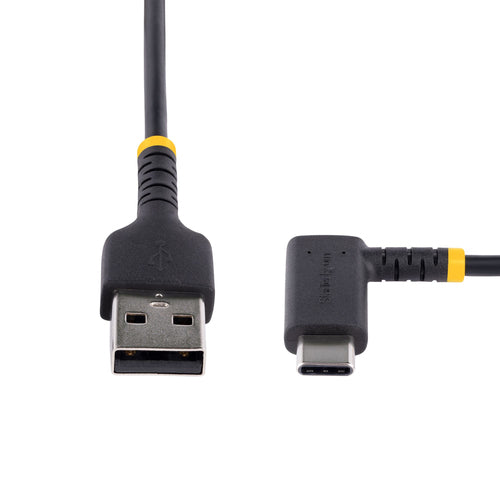 USB C Charging Cable 1m Right Angle Heavy Duty 3A Fast Charge