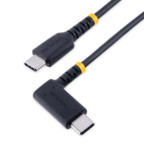 USB C Charging Cable StarTech.com R2CCR-1M 60W PD 3A Right Angle Heavy Duty - R2CCR-1M-USB-CABLE