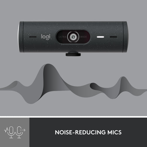 Webcam Logitech Brio 500 Full HD 1920x1080 60fps 4MP - 960-001422