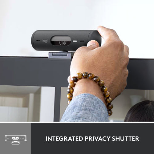Webcam Logitech Brio 500 Full HD 1920x1080 60fps 4MP - 960-001422