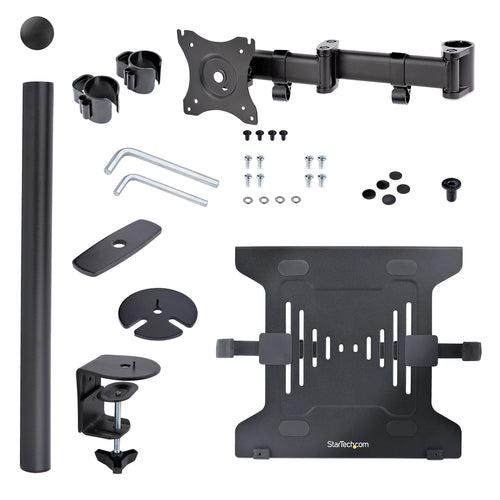 Laptop Desk Mount StarTech.com A-LAPTOP-DESK-MOUNT Up to 34in VESA Articulating Arm Clamp Grommet - A-LAPTOP-DESK-MOUNT