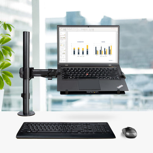 Laptop Desk Mount StarTech.com A-LAPTOP-DESK-MOUNT Up to 34in VESA Articulating Arm Clamp Grommet - A-LAPTOP-DESK-MOUNT