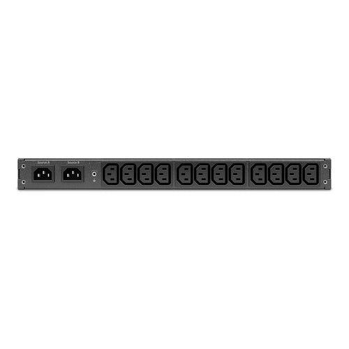 Automatic Transfer Switch 1U 10A 230V Rackmount with 12 Outlets
