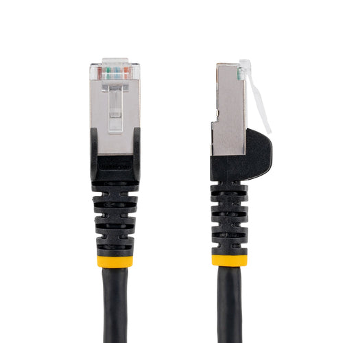 CAT6a Ethernet Cable 30ft 10GbE 500MHz PoE++ Low Smoke Black