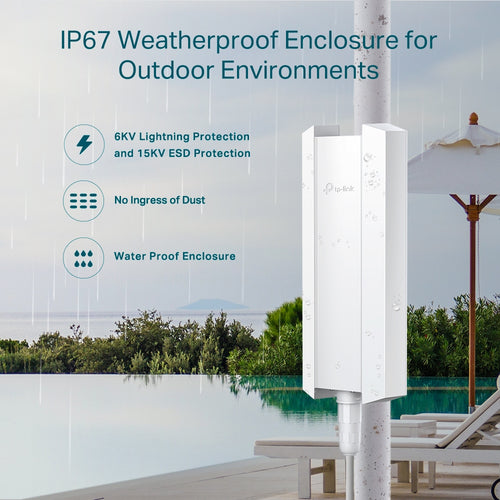 WiFi 6 TP-Link EAP650 Outdoor Access Point AX3000 Dual Band 3000Mbps