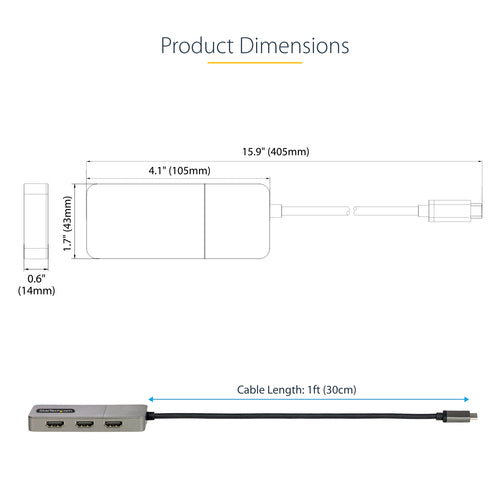 StarTech.com MST14CD123HD USB graphics adapter