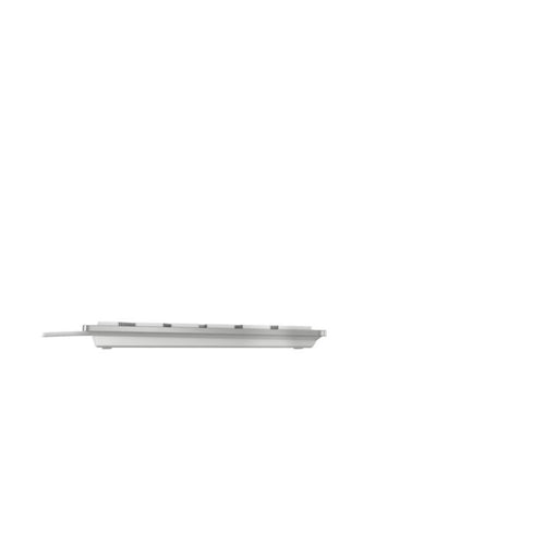 Wired USB Keyboard CHERRY KC 6000C for Mac Scissor Key Switch Silver