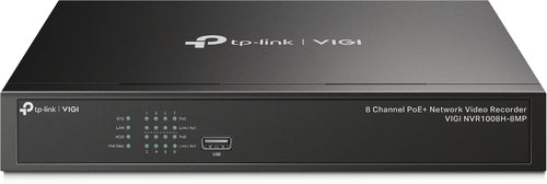 8 Channel PoE+ Network Video Recorder TP-Link VIGI 3840x2160 60fps