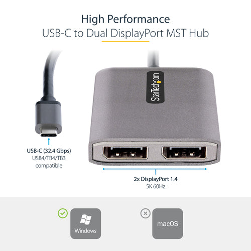 StarTech.com MST14CD122DP USB graphics adapter