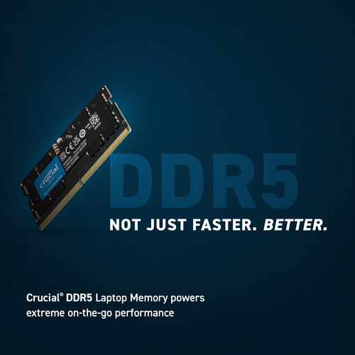 64GB Crucial DDR5 5600MHz SO-DIMM Memory Module Dual Channel