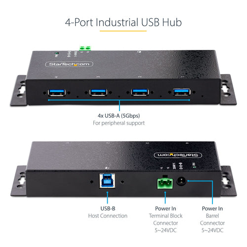 StarTech.com 5G4AINDNP-USB-A-HUB interface hub