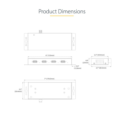 StarTech.com 5G4AINDNP-USB-A-HUB interface hub