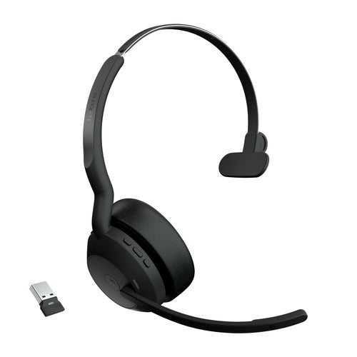 Wireless Office Headset Jabra Evolve2 55 Mono Black 20-20000 Hz