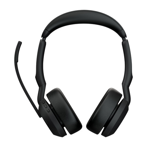 Jabra Evolve2 55 Wireless Headset - Black - Office & Call Center - Link380c MS
