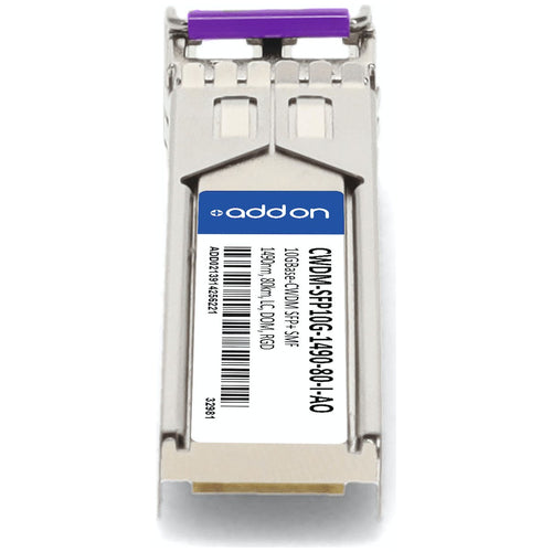 AddOn Networks CWDM-SFP10G-1490-80-I-AO network transceiver module