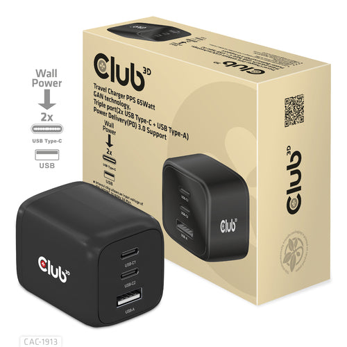 CLUB3D CAC-1913 mobile device charger