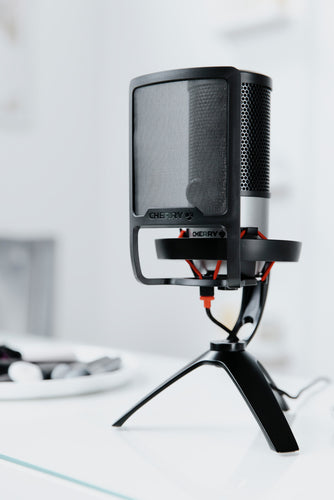 Pop Filter for CHERRY UM 9.0 PRO RGB & UM 6.0 ADVANCED Microphones, Black