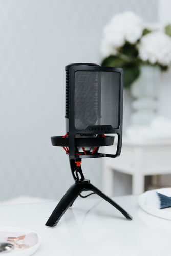 Pop Filter for CHERRY UM 9.0 PRO RGB & UM 6.0 ADVANCED Microphones, Black