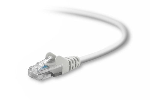 Cat5e Ethernet Cable Belkin 25ft White 1x RJ-45 Connector