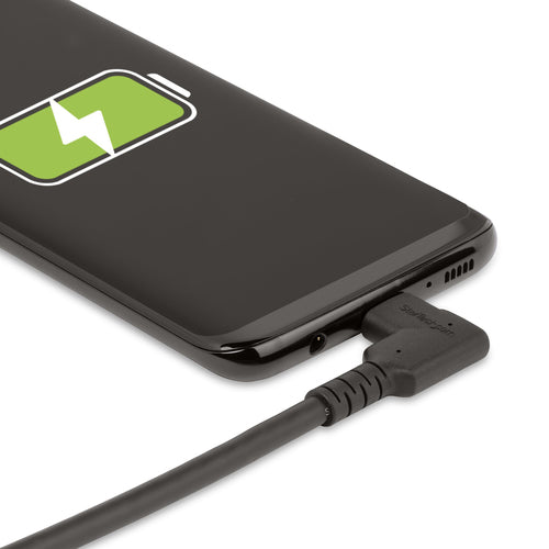 USB-C Cable 1.6ft Right Angle 10Gbps USB 3.2 Gen 2 100W