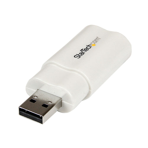 USB to Stereo Audio Adapter StarTech.com ICUSBAUDIO Compact Converter