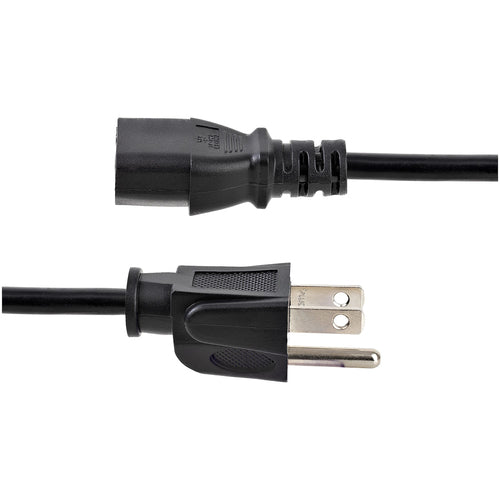 NEMA 5-15P to C13 AC Power Cord 6ft 15A Heavy Duty Replacement Cable