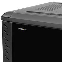 Rack Cabinet StarTech.com RK2236BKF 22U 1764lb 29in Mounting Depth 4-Post Enclosed - RK2236BKF