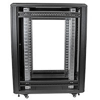 Rack Cabinet StarTech.com RK2236BKF 22U 1764lb 29in Mounting Depth 4-Post Enclosed - RK2236BKF