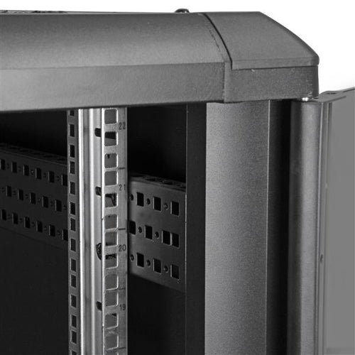 Rack Cabinet StarTech.com RK2236BKF 22U 1764lb 29in Mounting Depth 4-Post Enclosed - RK2236BKF
