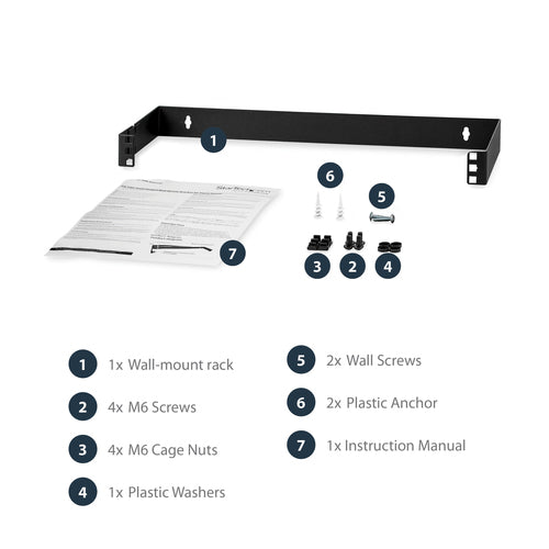 StarTech.com WALLMOUNTH1 rack accessory