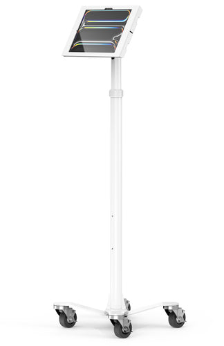 Compulocks iPad Pro Rolling Cart - 13" Apex Enclosure, White, Security Stand