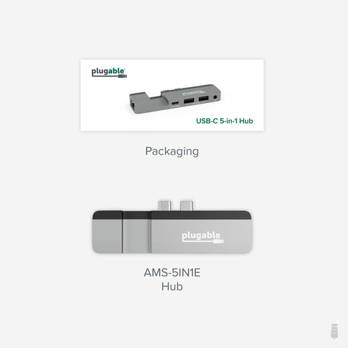 Plugable Technologies AMS-5IN1E laptop dock/port replicator