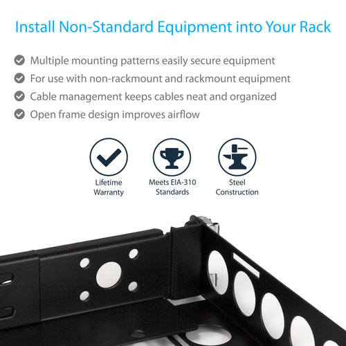 StarTech.com UNIRAILS1U rack accessory