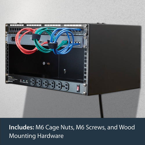 6U Wall Mount Rack 14 Inch Deep for Server IT Equipment - StarTech.com