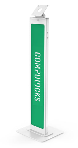 Compulocks 140W Weißer VESA Marken-Bodenständer für Tablets/UMPCs – Indoor Passivhalter