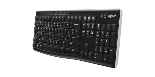 Logitech Wireless Keyboard K270 Full-size AZERTY Black RF Wireless