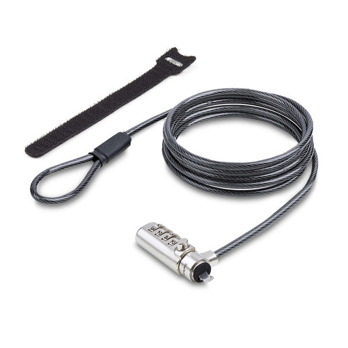 Cable Lock StarTech.com SNBLC4D-LAPTOP-LOCK 5ft (1.5m) Cut-Resistant Steel Combo Lock - SNBLC4D-LAPTOP-LOCK