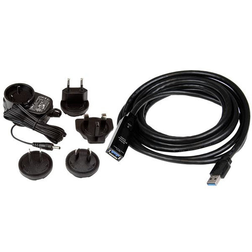 USB 3.0 Active Extension Cable 3m USB A M/F Black StarTech.com