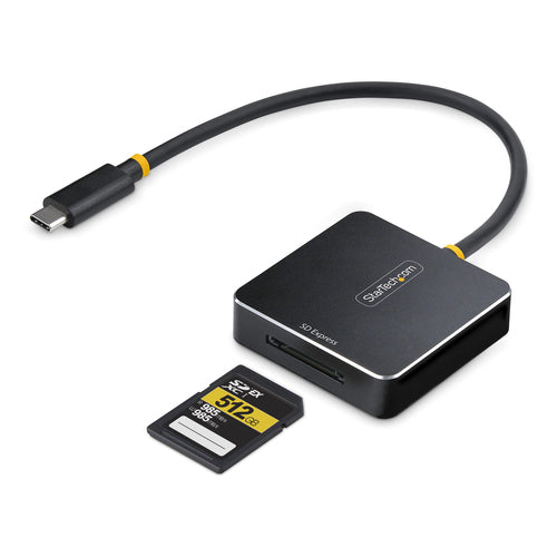 USB-C Card Reader StarTech.com 10000 Mbit/s Aluminium SD SDHC SDXC