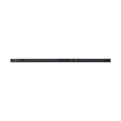 CyberPower PDU20MVHVIEC24F Metered Power Distribution Unit, Vertical 0U, Single-phase, Steel, Black