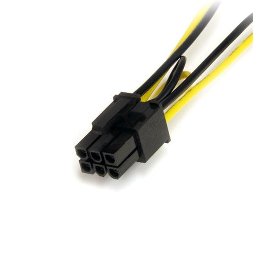 Power Cable Adapter StarTech SATA to 6-Pin PCI-E 6-Inch Male to Male