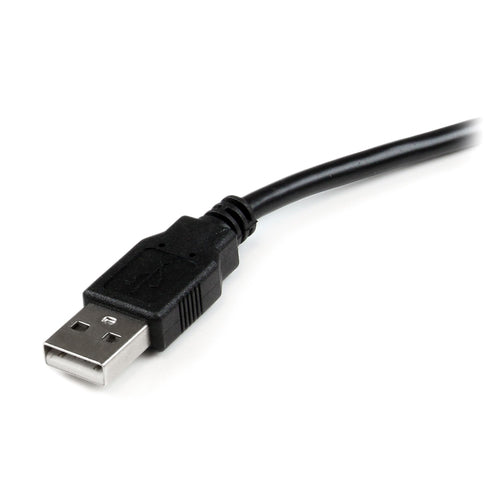 USB to DB25 Parallel Printer Adapter Cable 6ft M/F Black