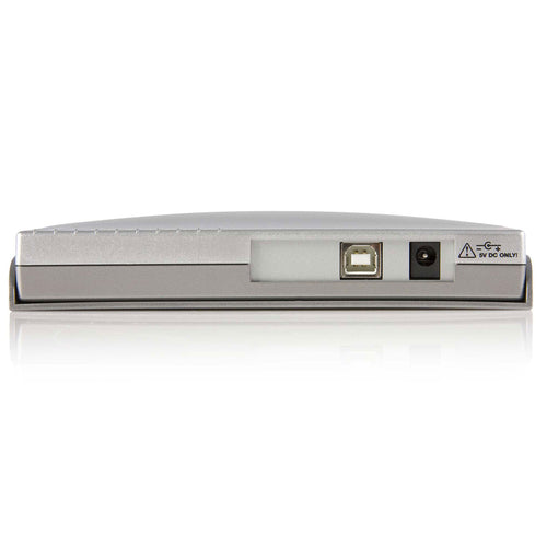 8 Port USB to RS232 Serial Adapter Hub Silver Plastic USB 2.0 Type-B