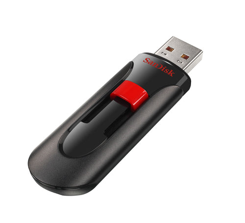 USB Flash Drive SanDisk Cruzer Glide 32GB USB 2.0 Type-A Slide - SDCZ60-032G-B35