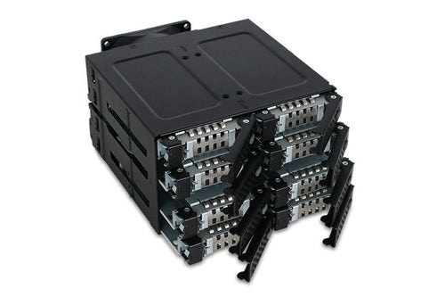 Icy Dock MB508SP-B drive bay panel