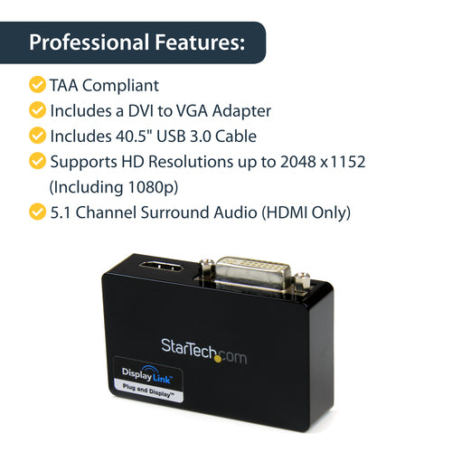 StarTech.com USB32HDDVII USB graphics adapter