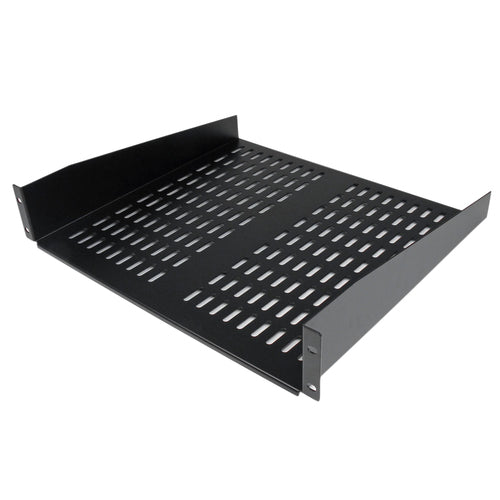 Rack Shelf StarTech.com CABSHELFV 2U Vented Heavy Duty Steel 50lb Capacity - CABSHELFV
