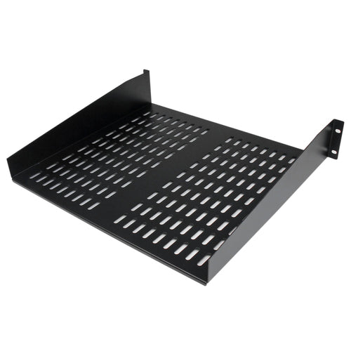 Rack Shelf StarTech.com CABSHELFV 2U Vented Heavy Duty Steel 50lb Capacity - CABSHELFV